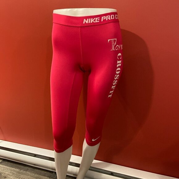 ⭐4 FOR $20⭐ NIKE Pro Combat Pink Dri-fit Compression Leggings - Size Small - Picture 1 of 3